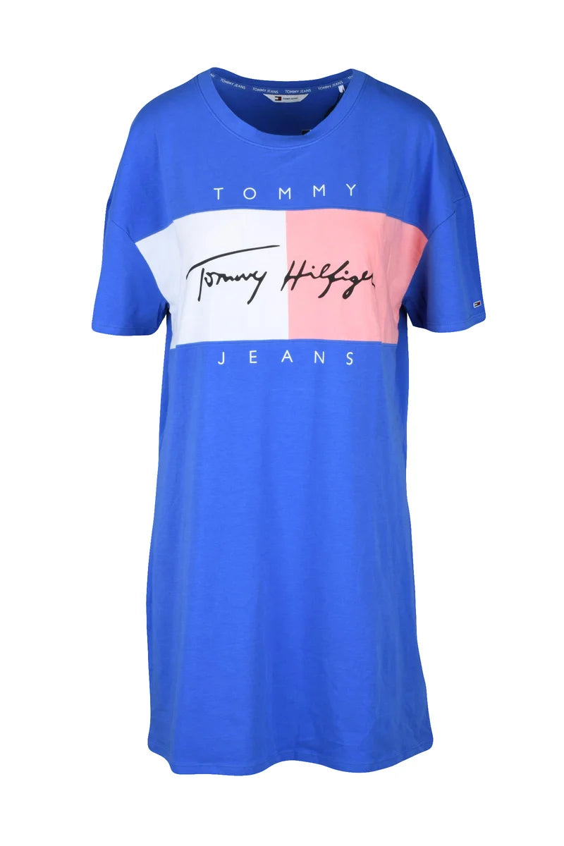 Tommy Jeans Camicia da Notte - Blu
