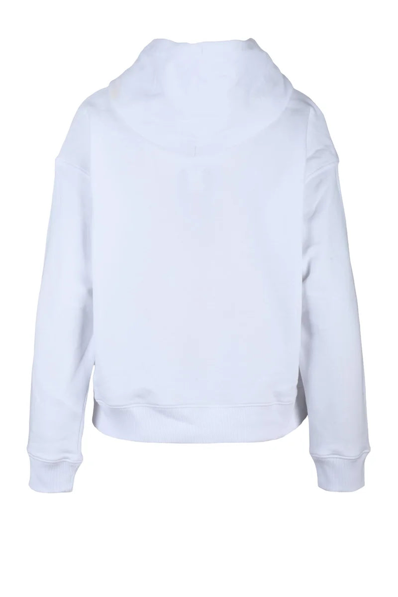 Tommy Jeans Felpa Cappuccio Bianco