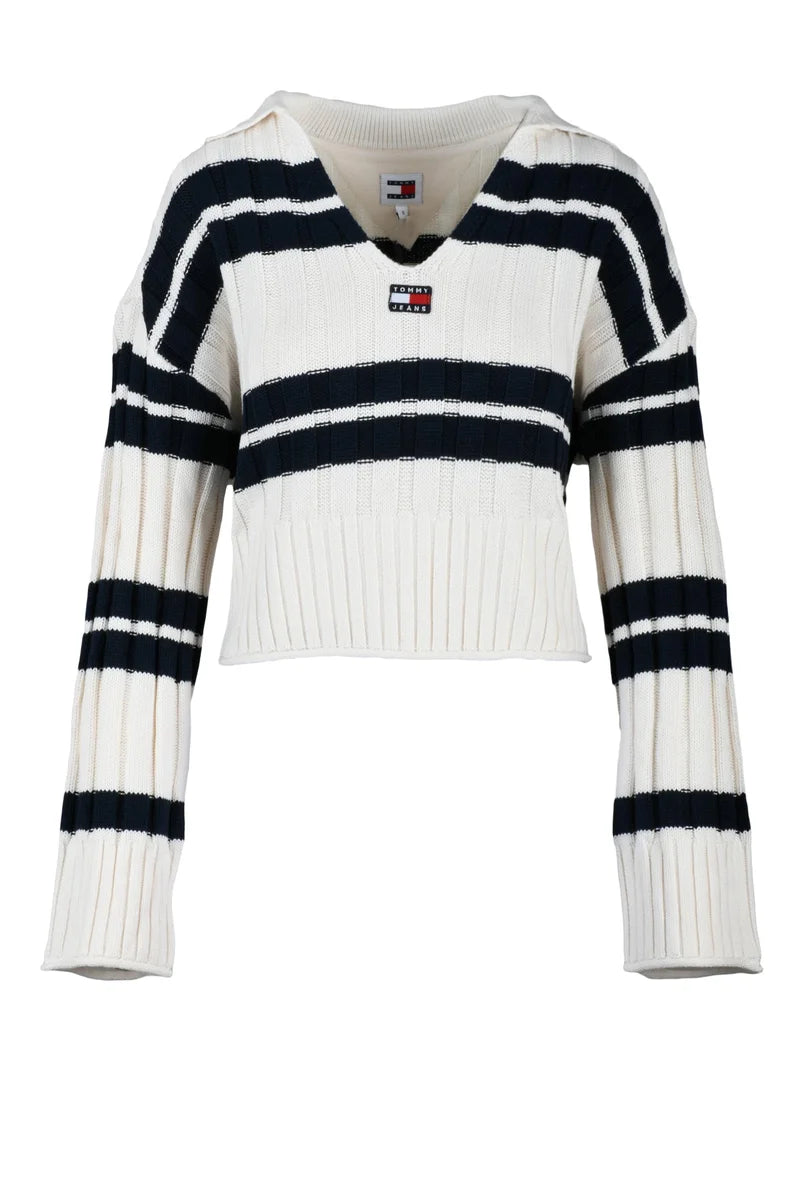 Tommy Jeans Maglia Corta Bianco/Blu