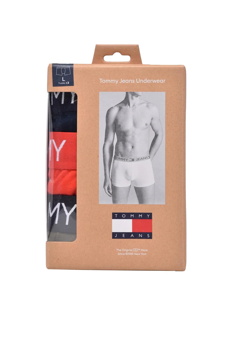Tommy Jeans Set Boxer 3pz Blue/Red