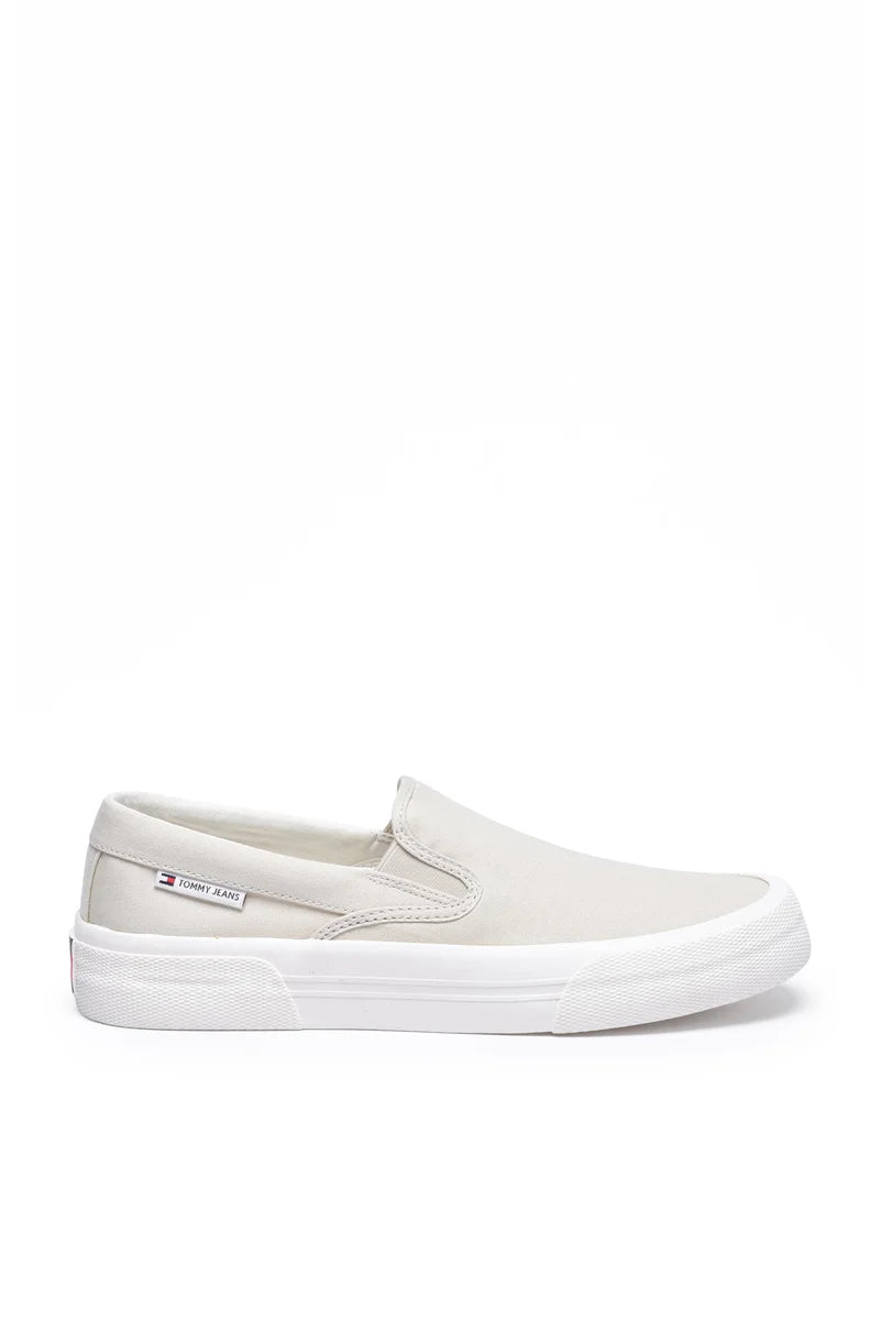 Tommy Jeans Scarpe Slip-on Canvas Beige