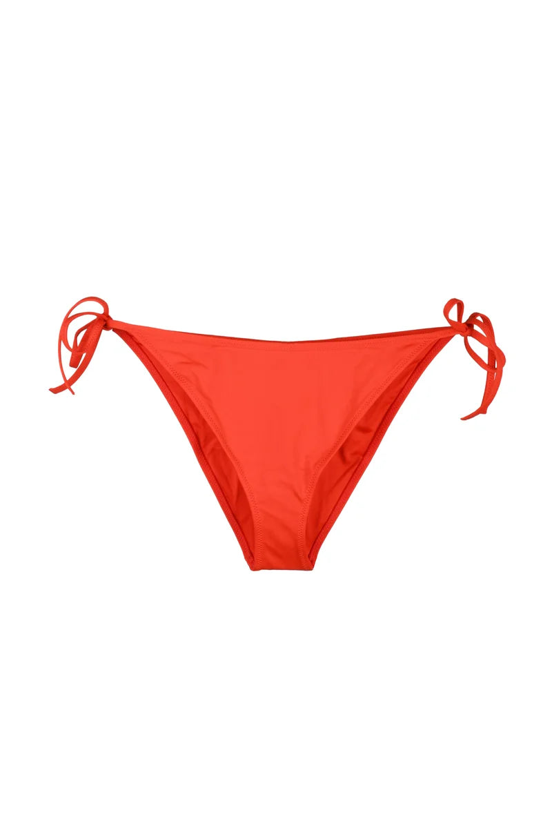 Tommy Jeans Slip Mare Poliammide Elastan - Rosso