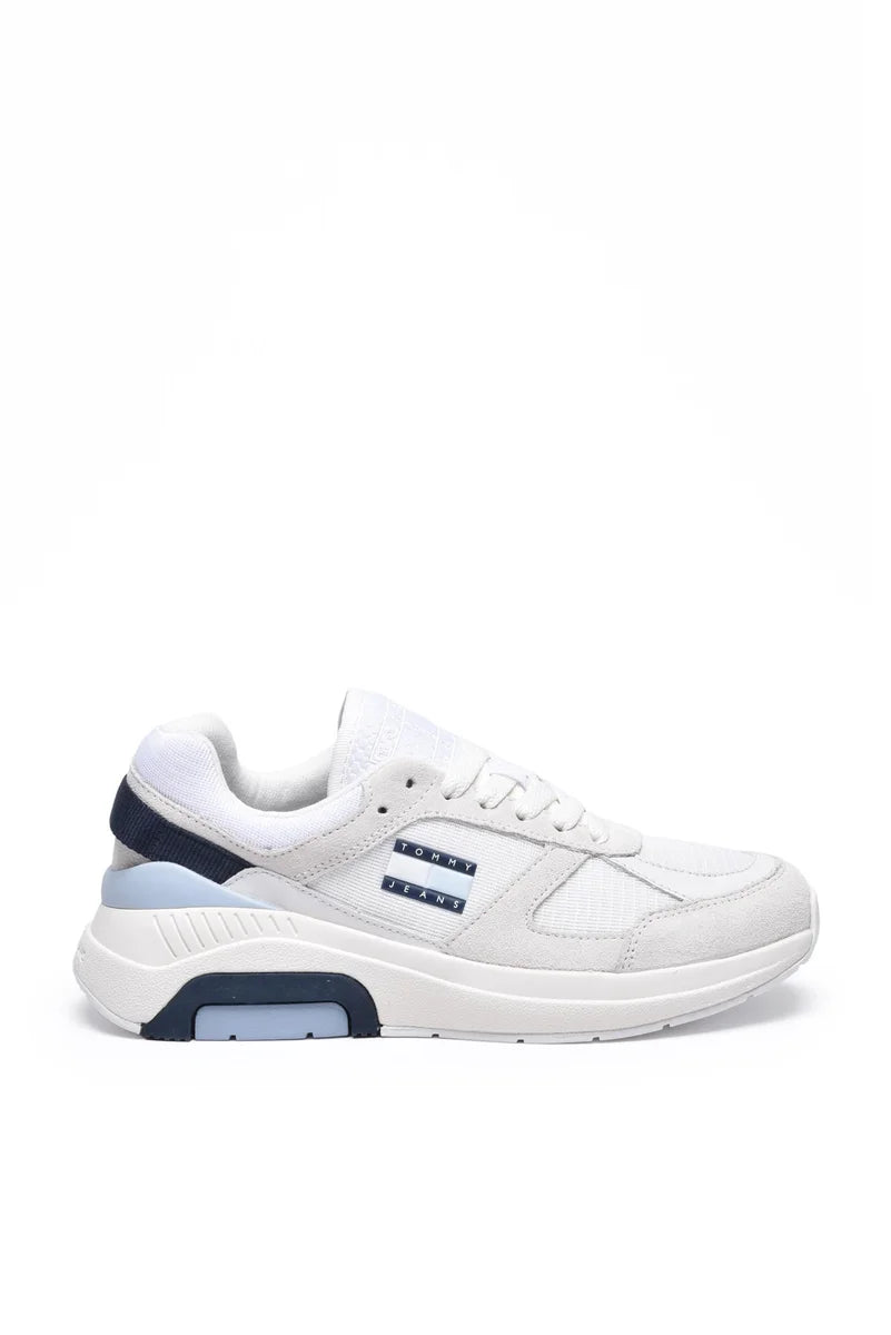 Tommy Jeans Sneakers Runner Combined - Bianco