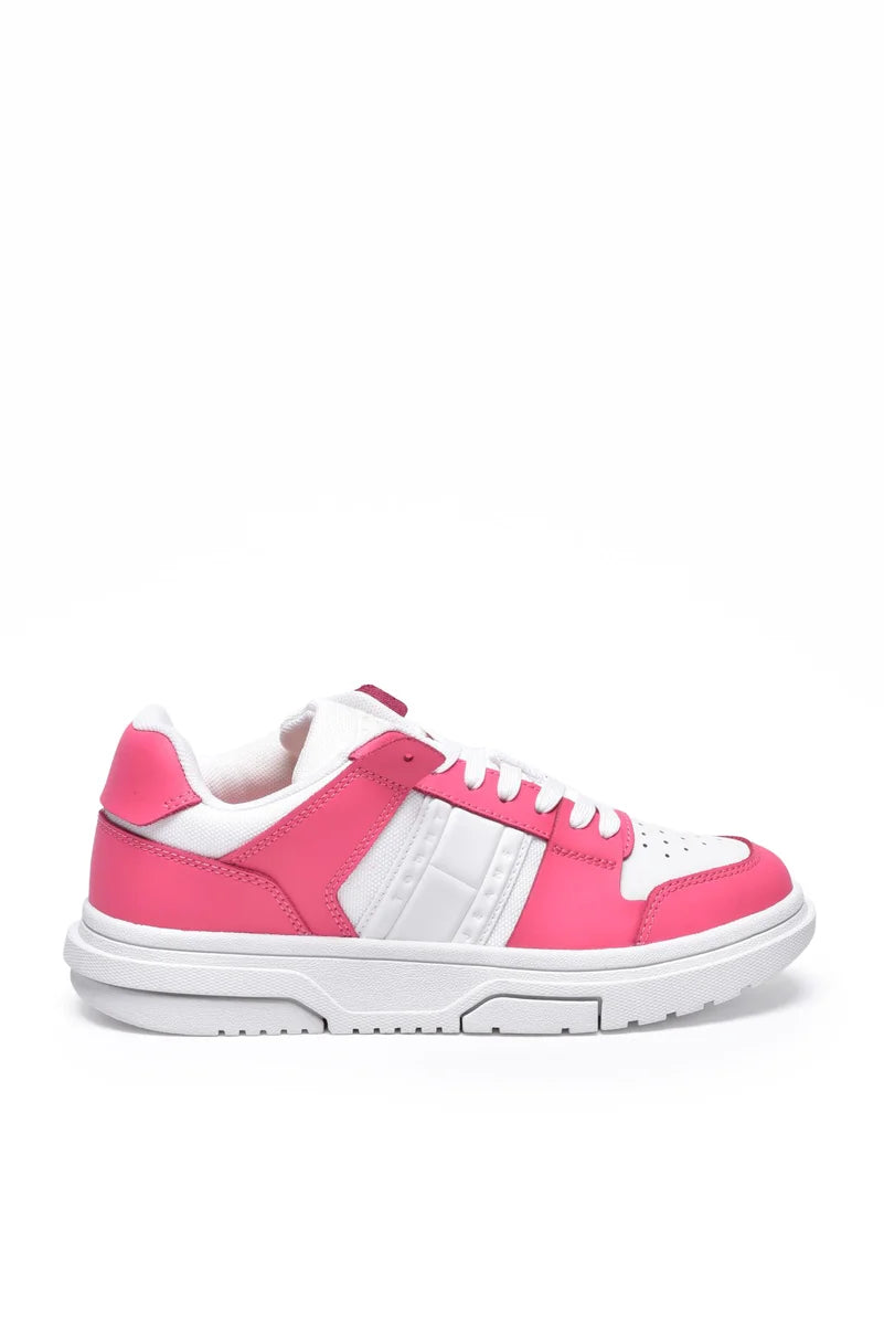 Tommy Jeans Sneakers Skeater Mat Mix - White/Fuchsia