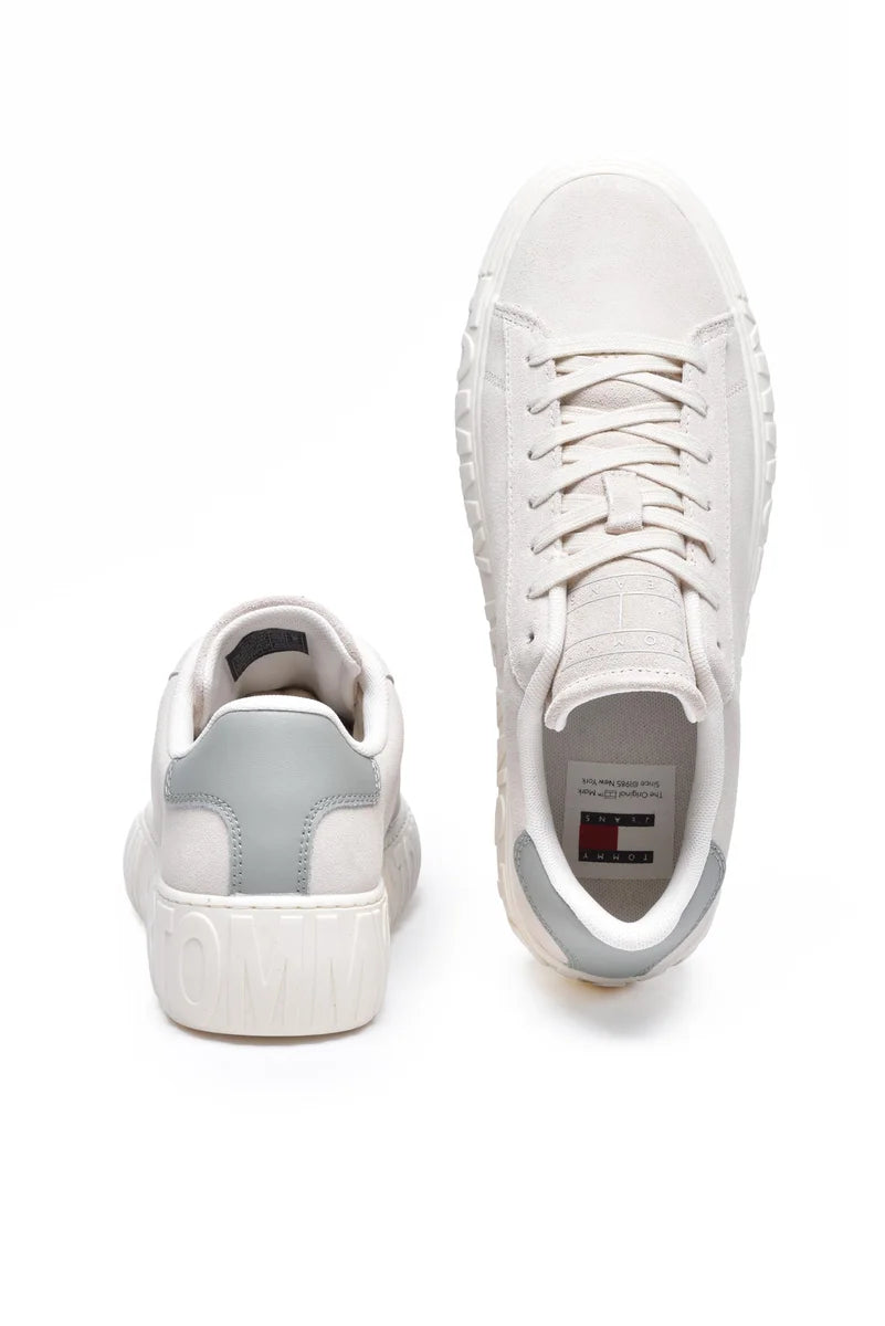 Tommy Jeans Sneakers Suede Outsole - Bianco