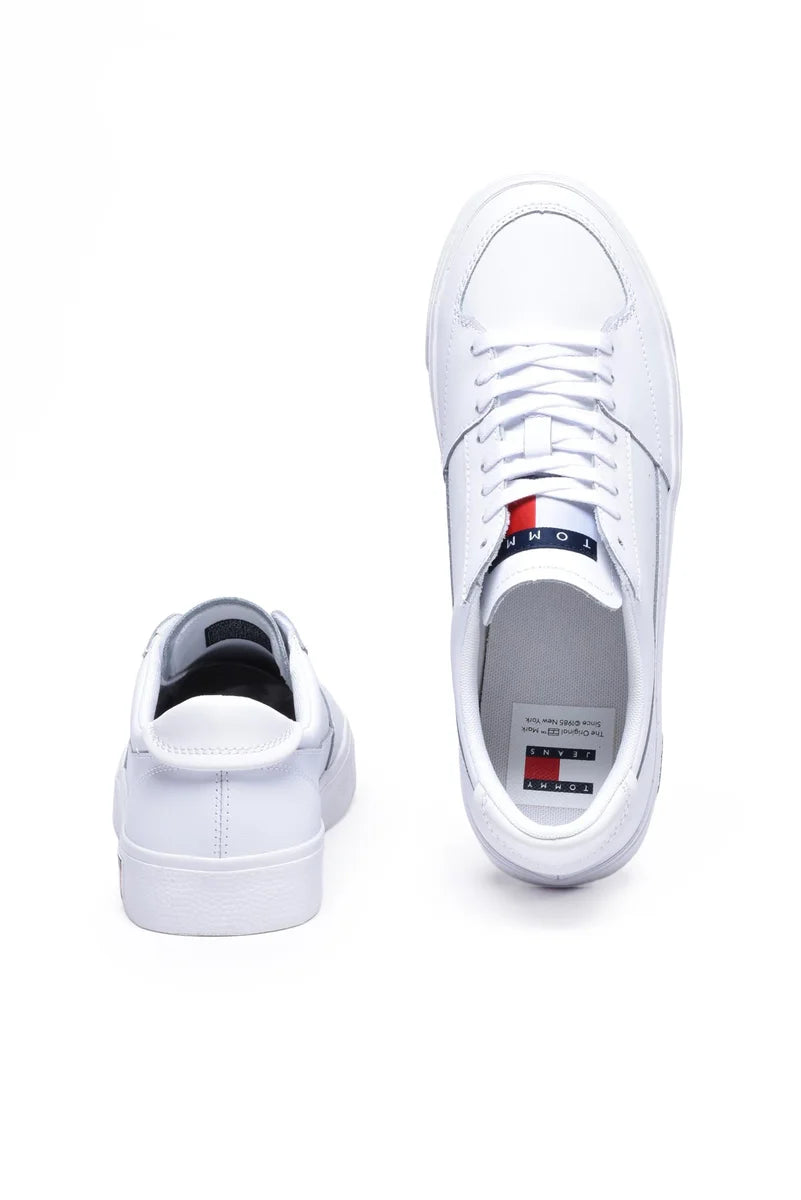 Tommy Jeans Sneakers Vulcanized Ess - Bianco