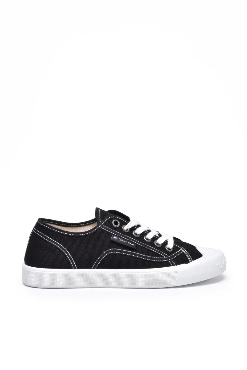 Tommy Jeans Sneakers Flexible Outsole Lace Up - Nero
