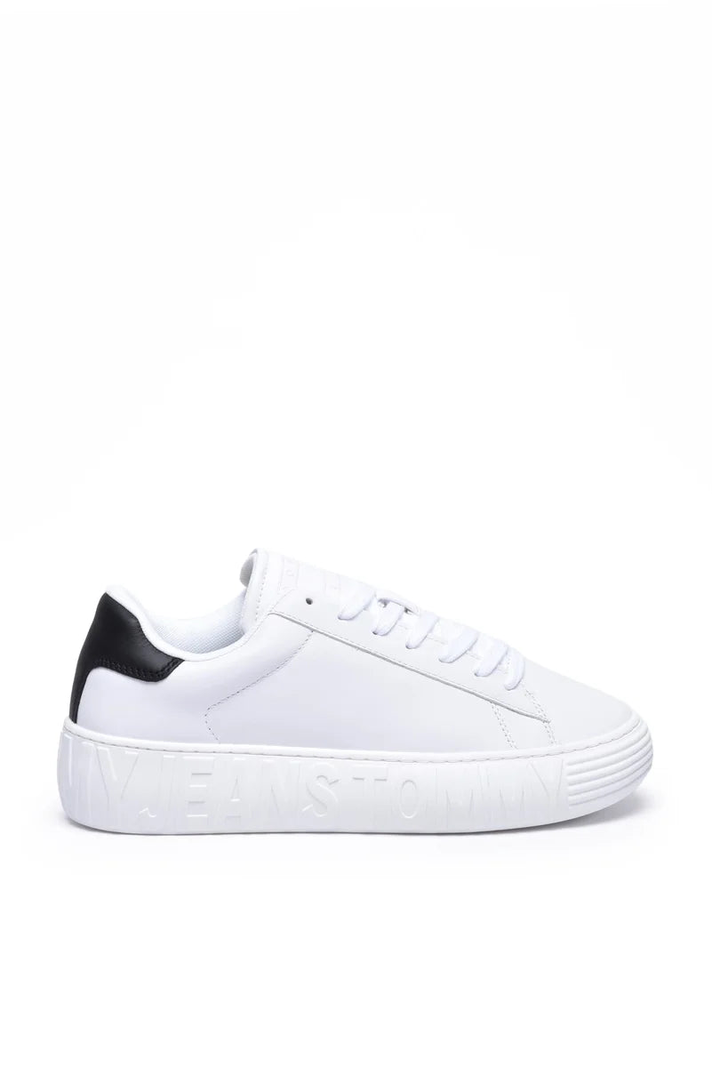 Tommy Jeans Sneakers Jeans Leather Outsole - Bianco