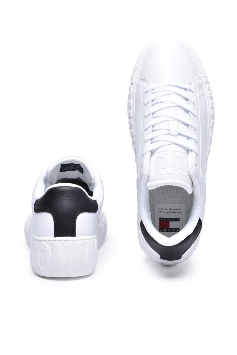 Tommy Jeans Sneakers Jeans Leather Outsole - Bianco