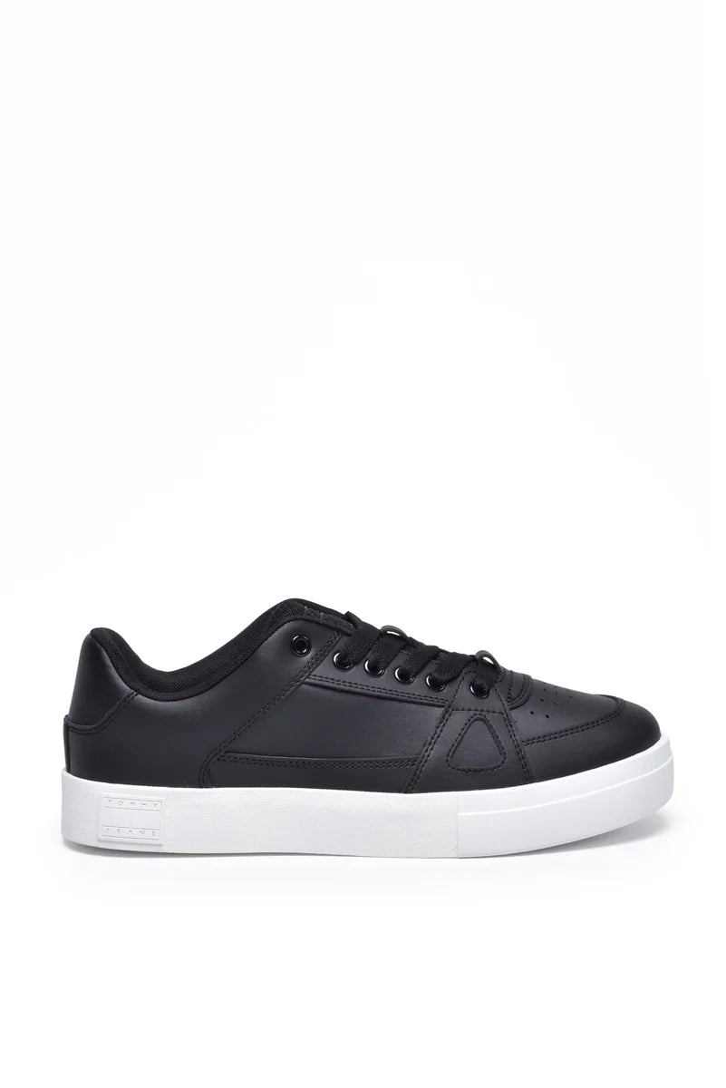 Tommy Jeans Sneakers Vulcanized Foxing Flag - Nero