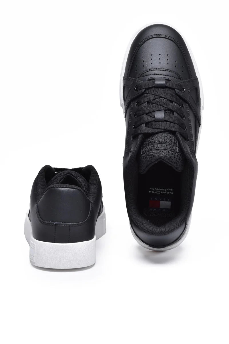 Tommy Jeans Sneakers Vulcanized Foxing Flag - Nero