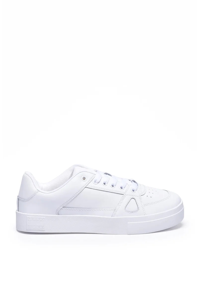 Tommy Jeans Sneakers Vulcanized Foxing Flag - Bianco