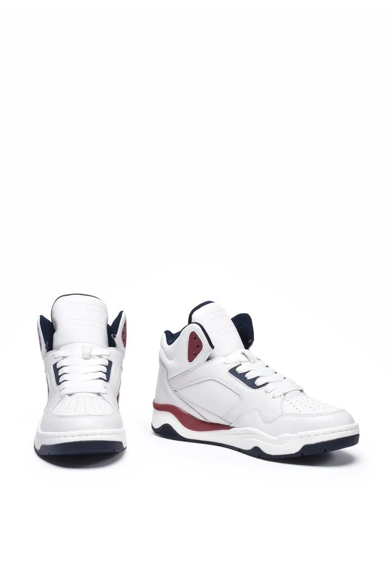 Tommy Jeans Sneakers Basket Mid Top - Bianco