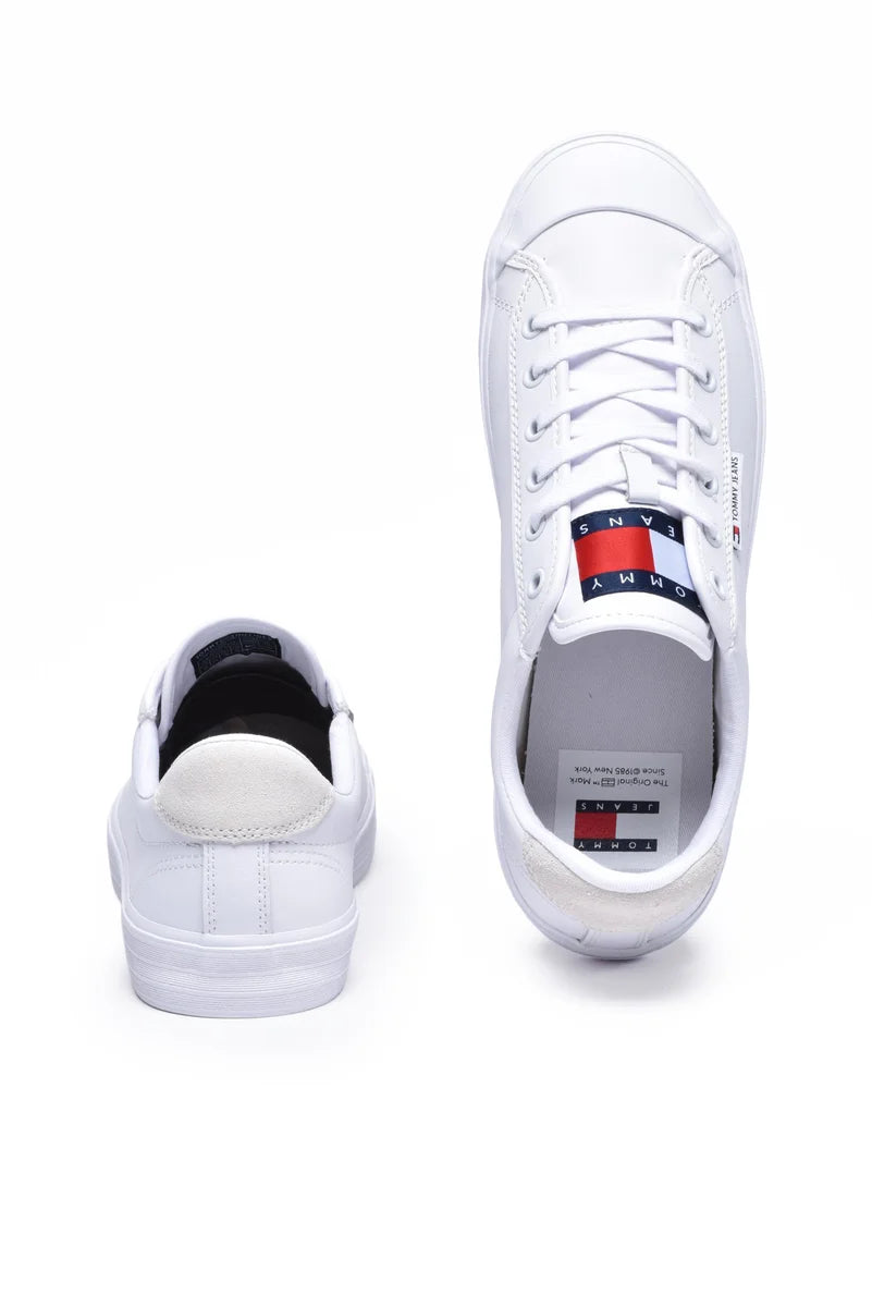 Tommy Jeans Sneakers Vulcanized - Bianco