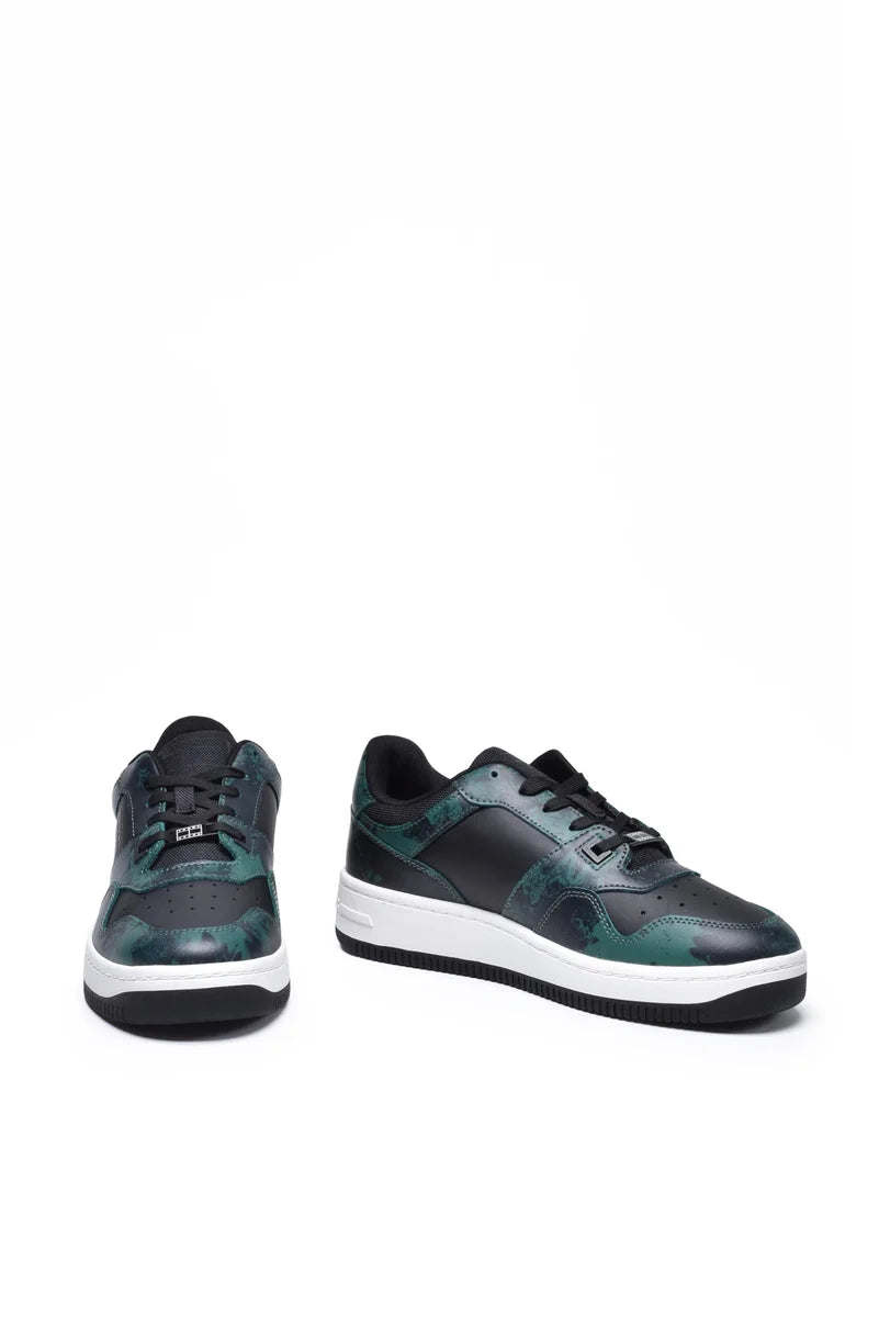 Tommy Jeans Sneakers Pelle/Poliestere - Nero/Verde