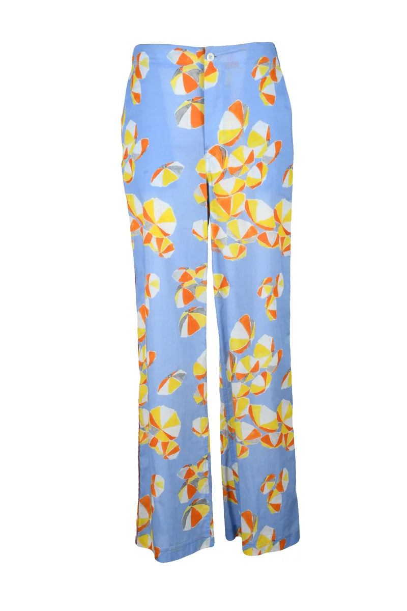 Mo5ch1no Jeans Pantalone Vita Alta - Azul/Yellow
