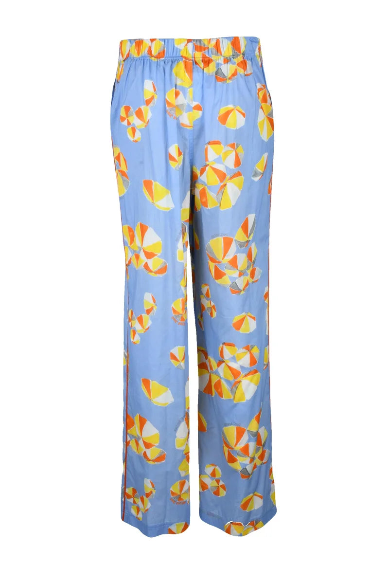 Mo5ch1no Jeans Pantalone Vita Alta - Azul/Yellow