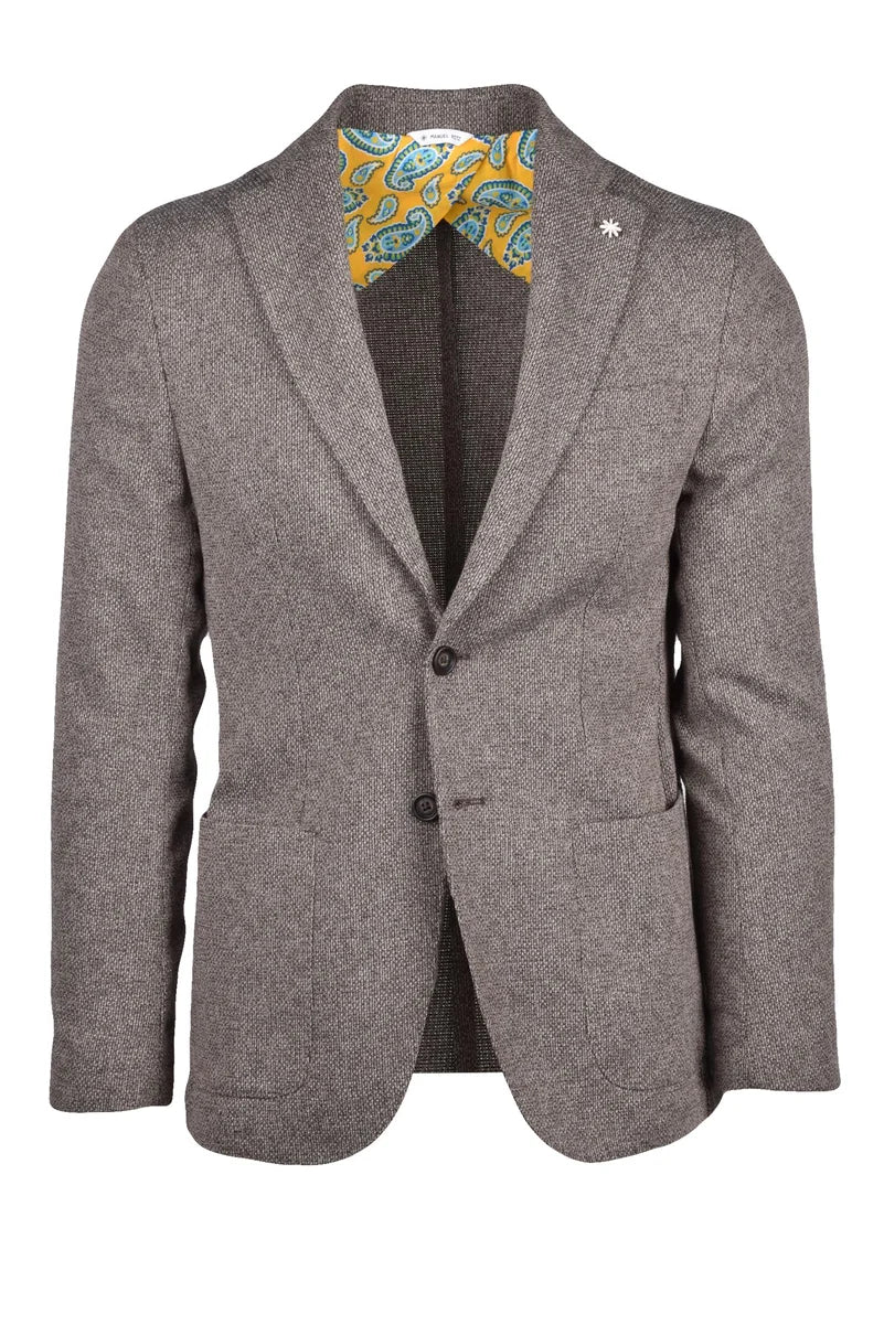 Manuel Ritz Blazer Cotone Stretch - Marrone