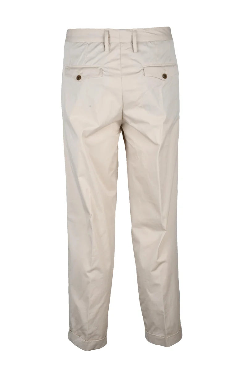 Myths Pantalone Cotone Stretch - Cream