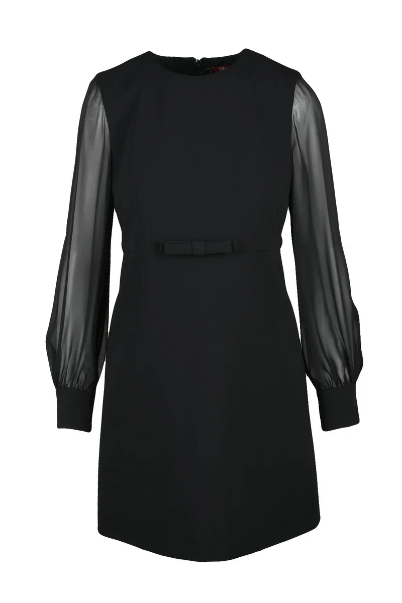 Max Mara Studio Abito Ritmo Svasato - Nero