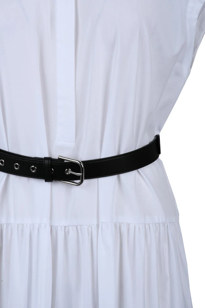 Max Mara Studio Abito Chemisiere Bairo Cotone - Bianco