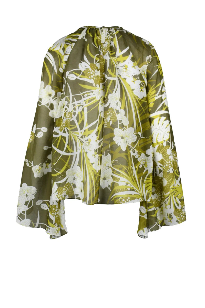 Max Mara Studio Blusa Caprara Garzata - Verde