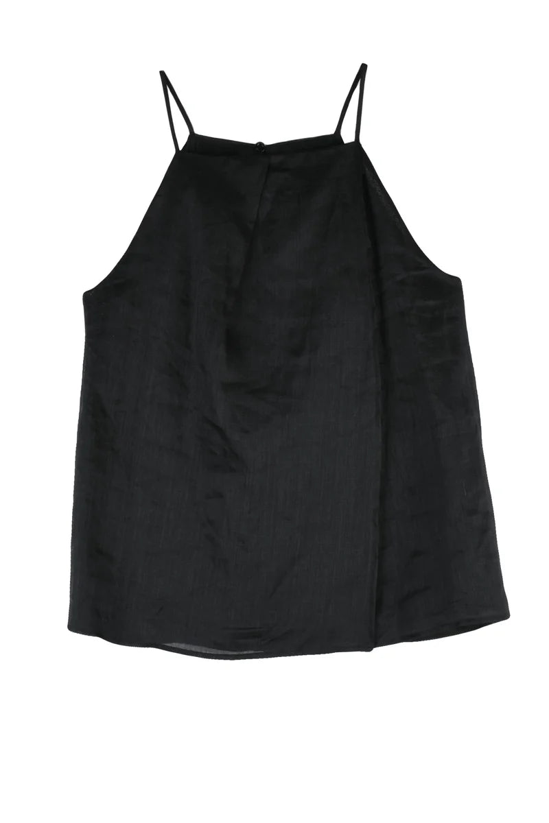 Max Mara Studio Top in Ramie - Nero