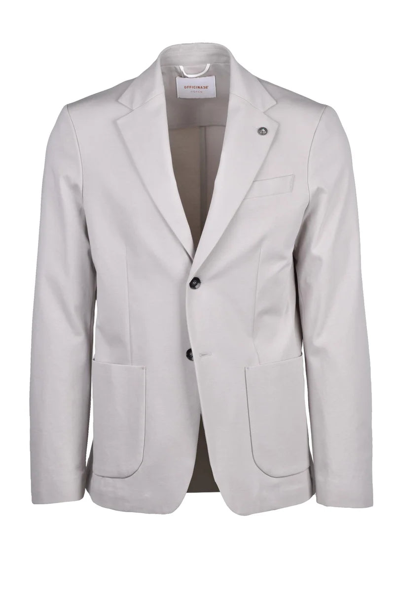 Officina 36 Men's Unlined Jacket - Light Grey