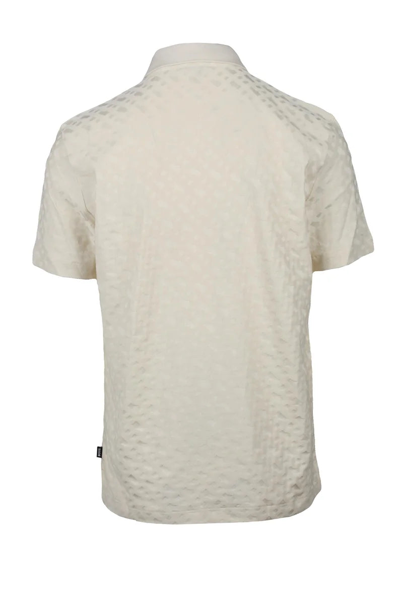 BOSS Polo Uomo Cotone - Bianco