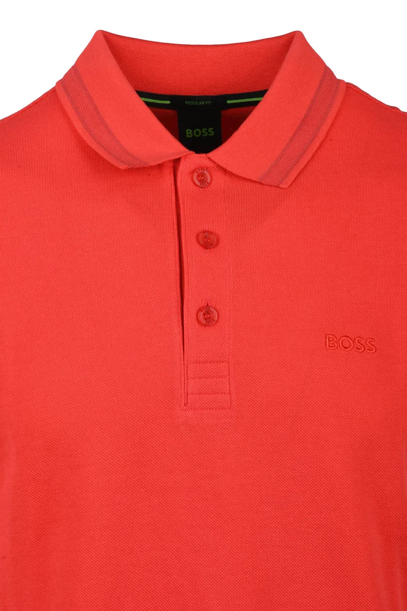 BOSS Polo Uomo Cotone - Azzurro