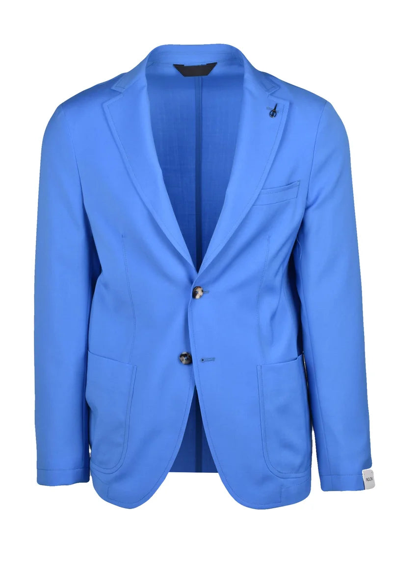 Paoloni Giacca Stondata - Azzurro