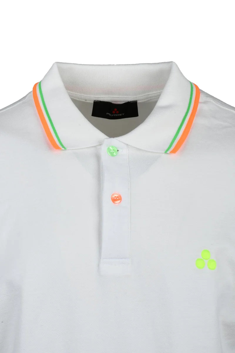 Peuterey Polo Cotone/Elastan - Bianco