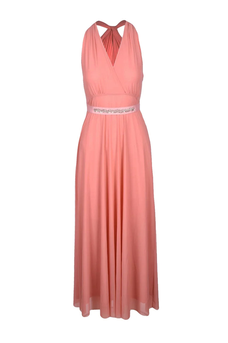 Pennyblack Abito Lungo Voile Poliammide/Elastan - Rosa