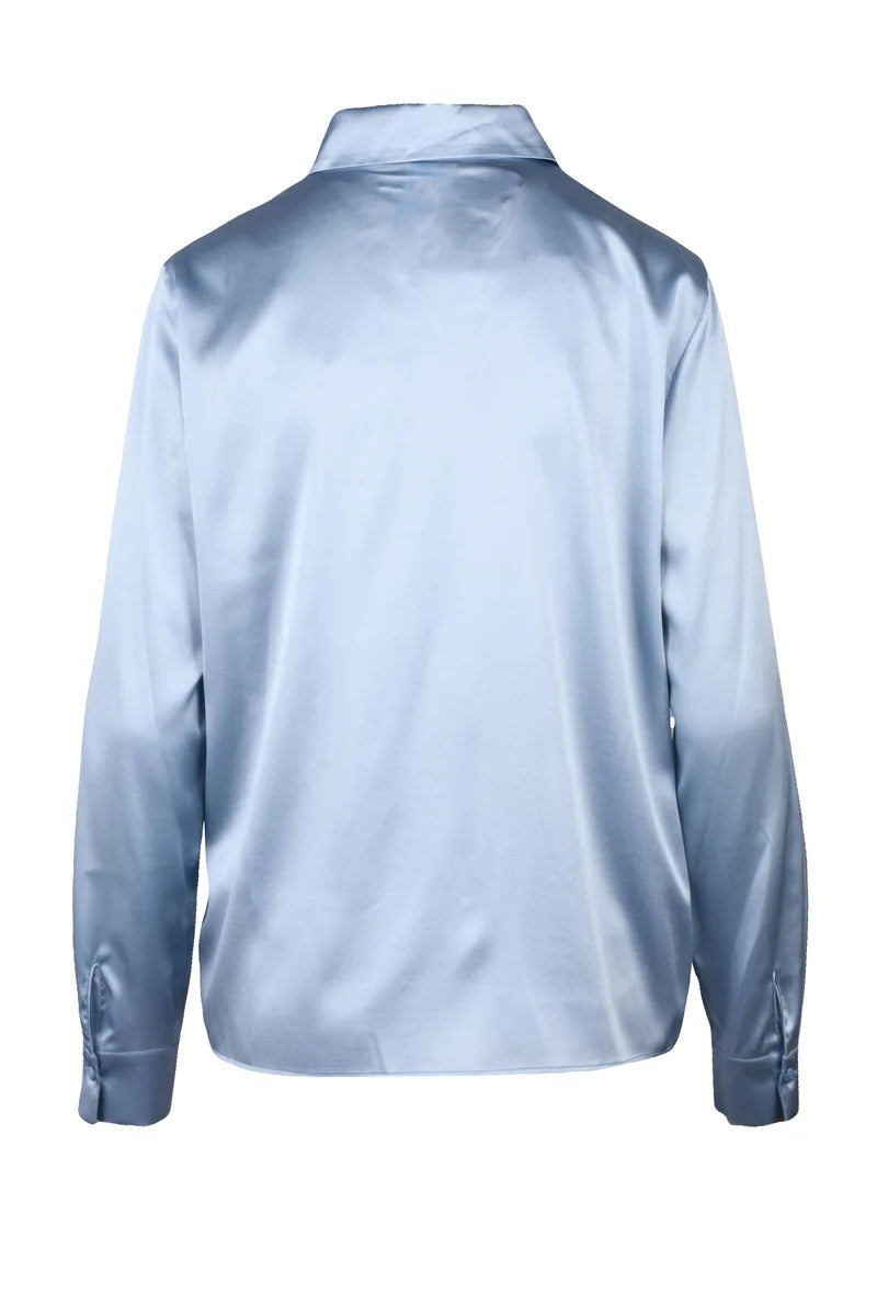 Pennyblack Camicia Vittoria Seta Stretch - Celeste