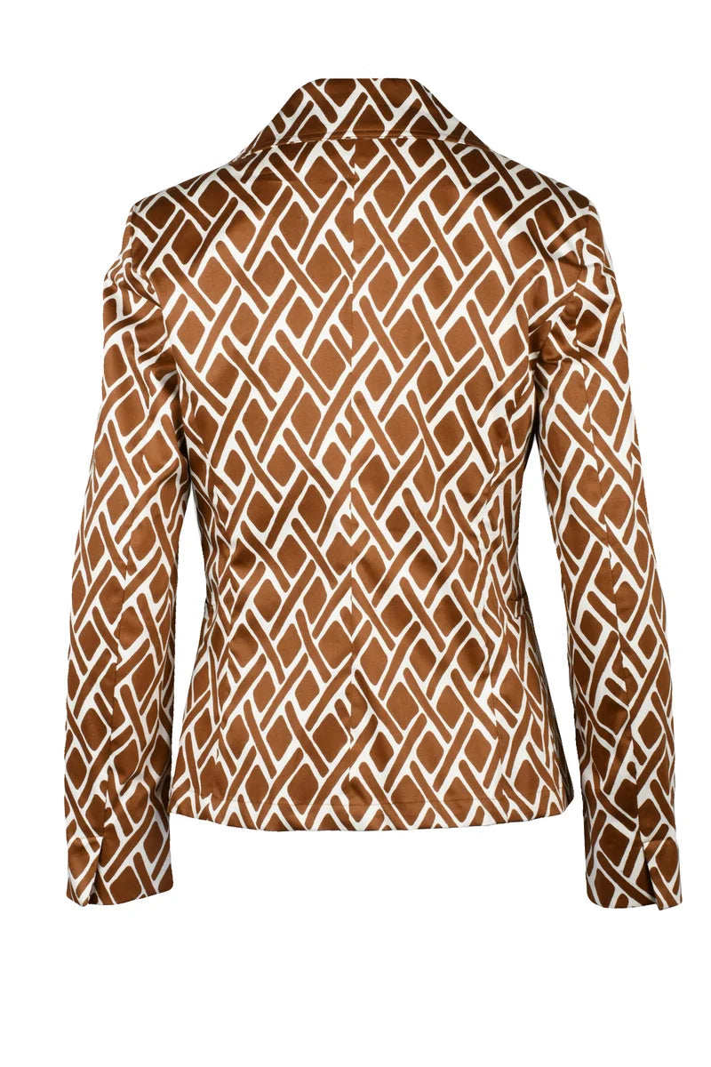 Pennyblack Giacca Nabot Sfiancata - Beige/Rust