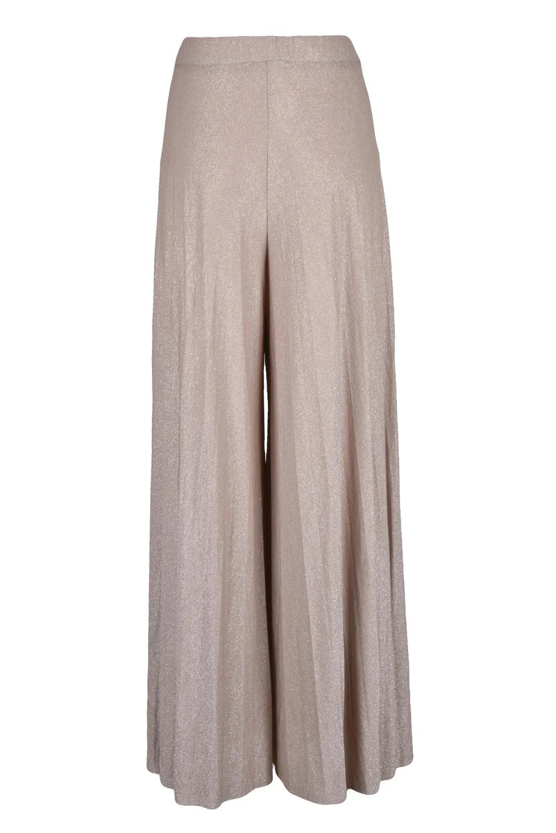Pennyblack Pantaloni Vita Alta Plissettati - Beige