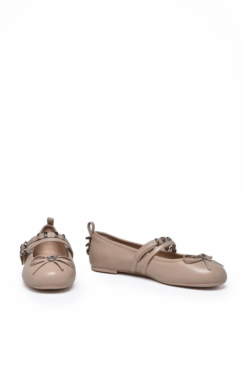 Pinko Ballerine Pelle - Beige