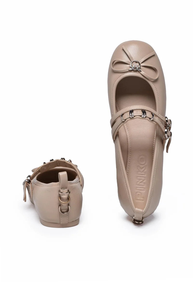 Pinko Ballerine Pelle - Beige