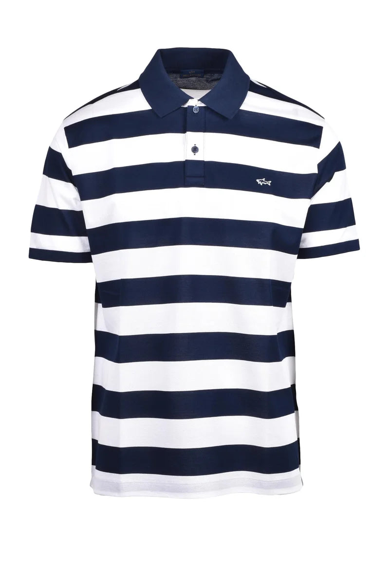 Paul & Shark Polo Cotone - Bianco/Blu