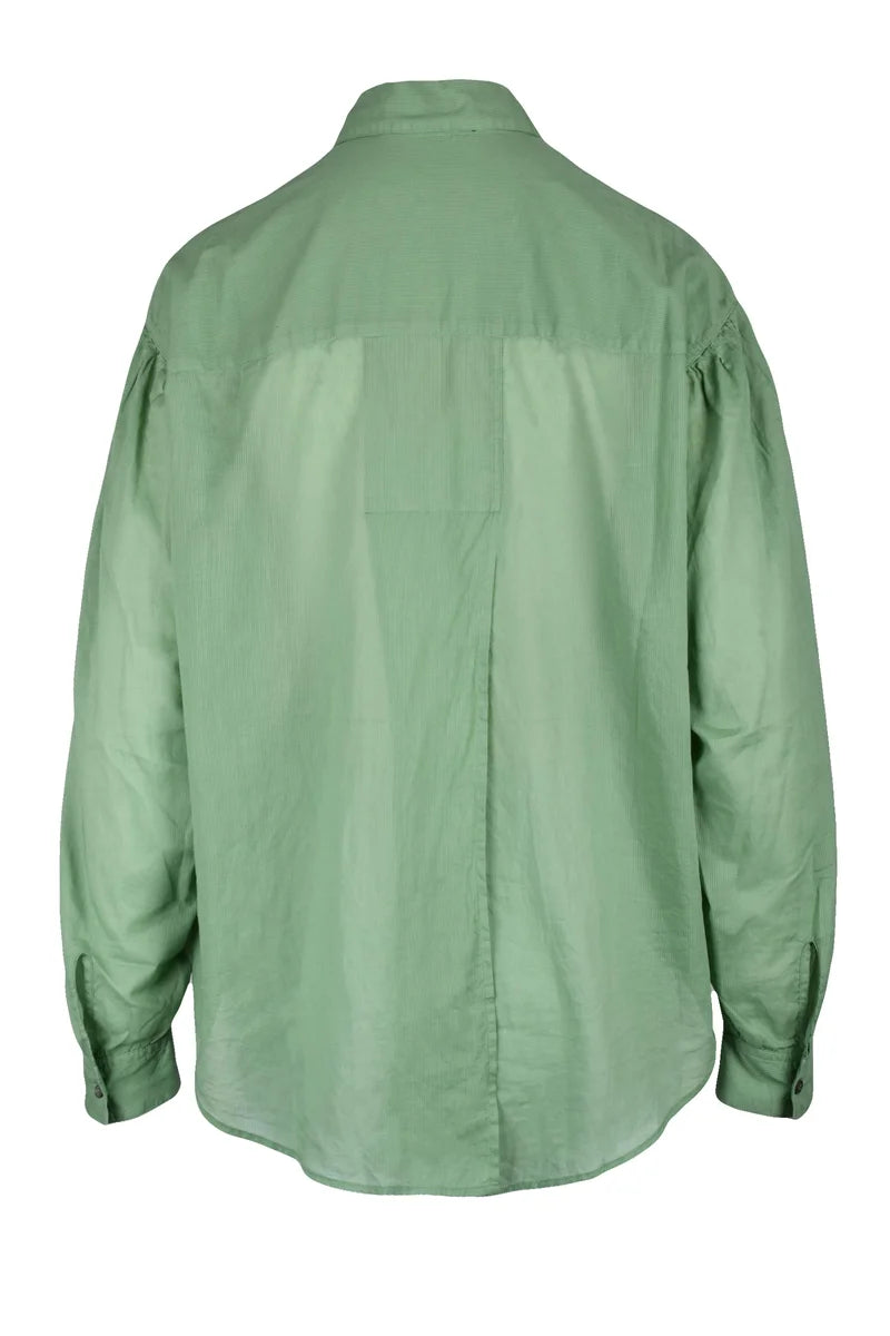 PomandÈre Camicia Verde Donna