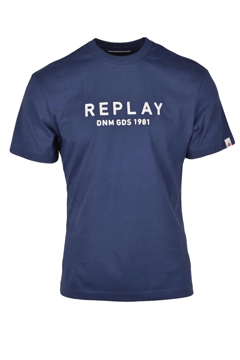 Replay T-shirt Girocollo - Blu