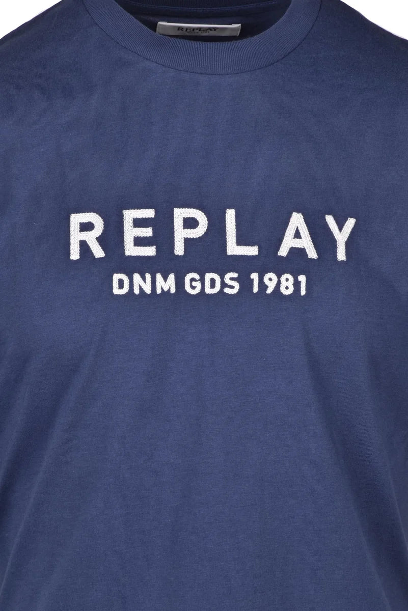 Replay T-shirt Girocollo - Blu
