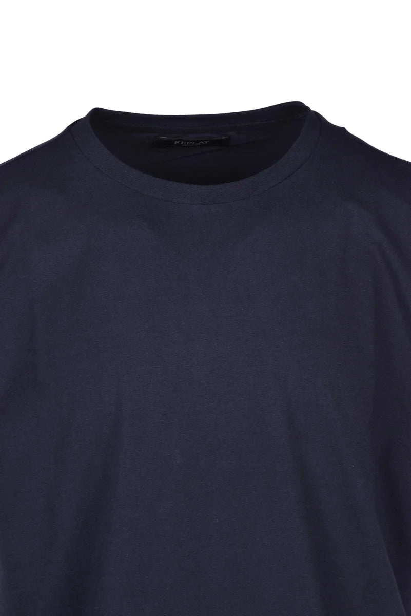 Replay T-shirt Girocollo - Blu