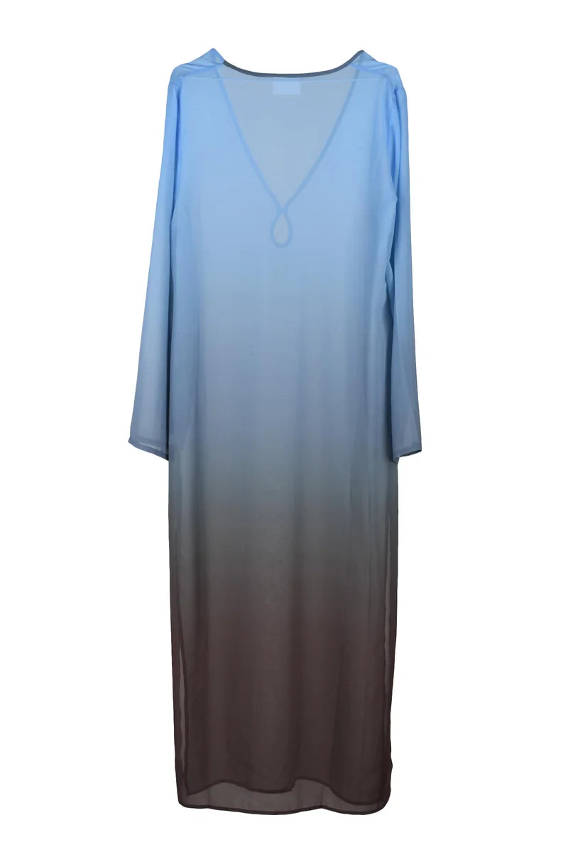 Mc2 Saint Barth Copricostume Poliestere Marrone/Celeste