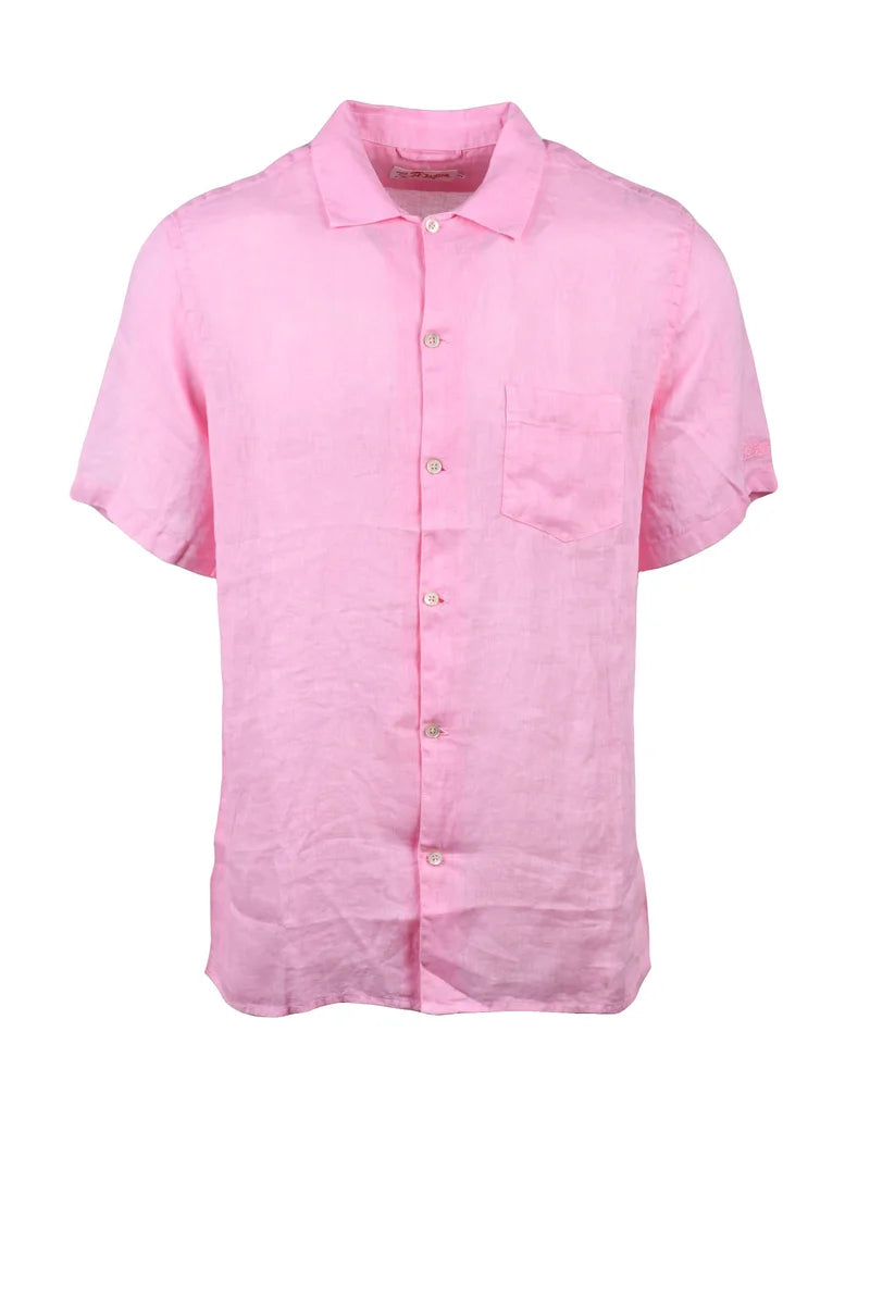 Mc2 Saint Barth Camicia Lino - Rosa
