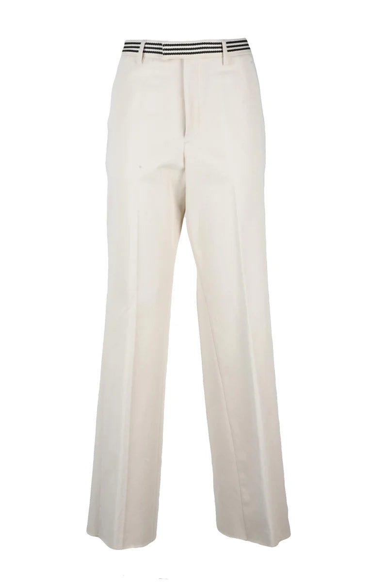 Seafarer Pantaloni Gamba Larga - Bianco