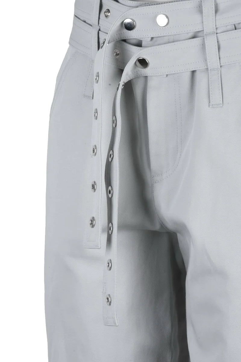 Seafarer Pantaloni Stephanie Gamba Larga - Grigio