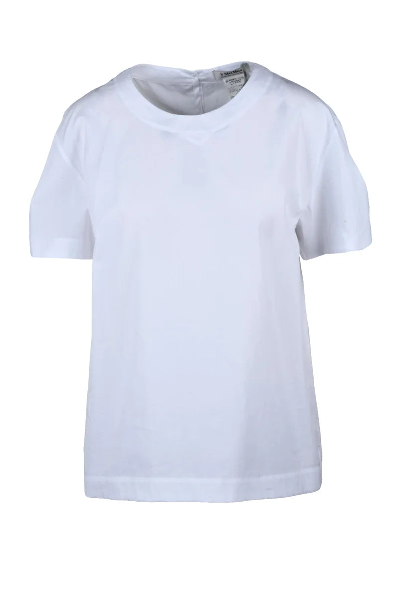 's Max Mara Blusa Dahlia Cotone Bianco