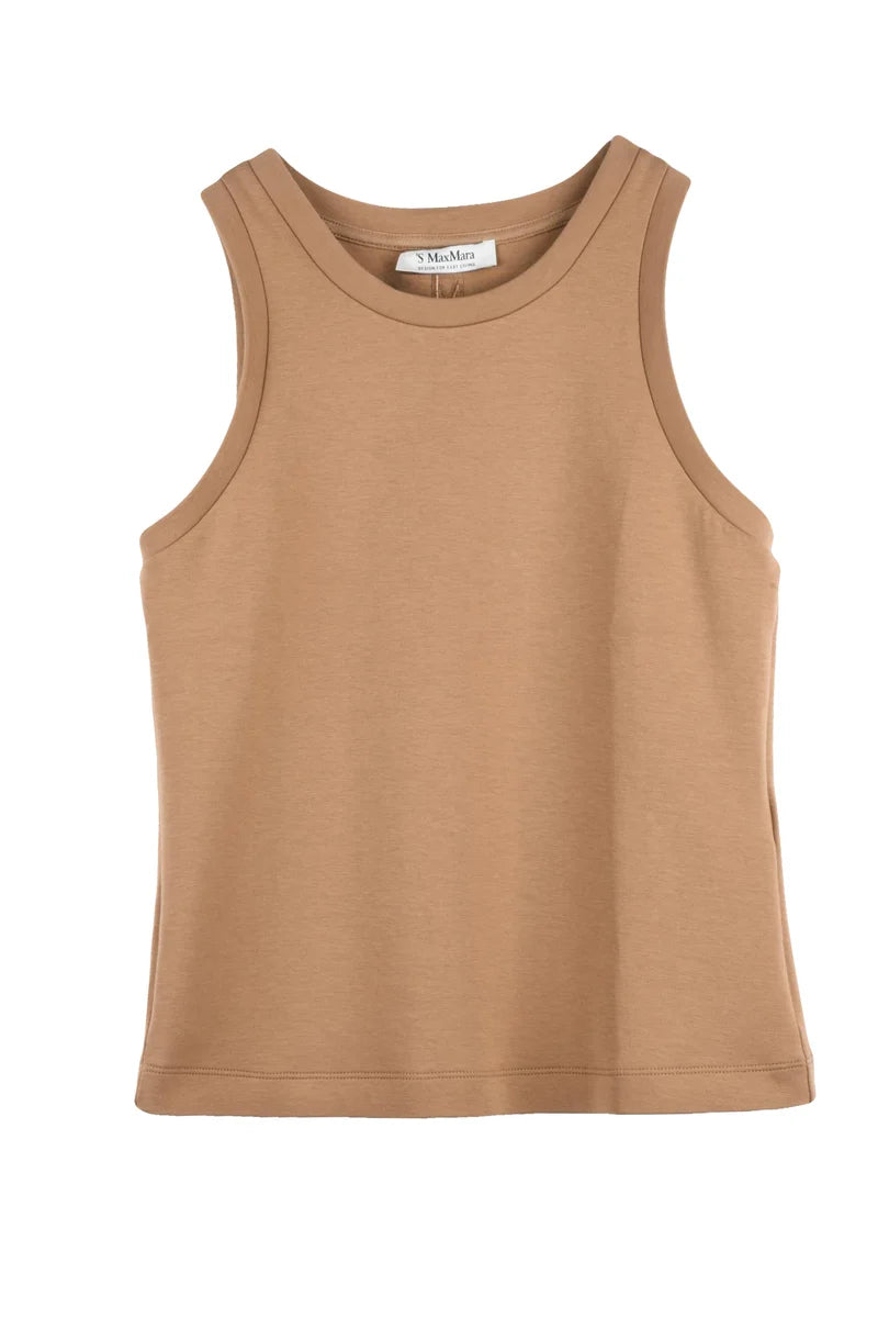 's Max Mara Top Carolina in Cotone Stretch - Cammello