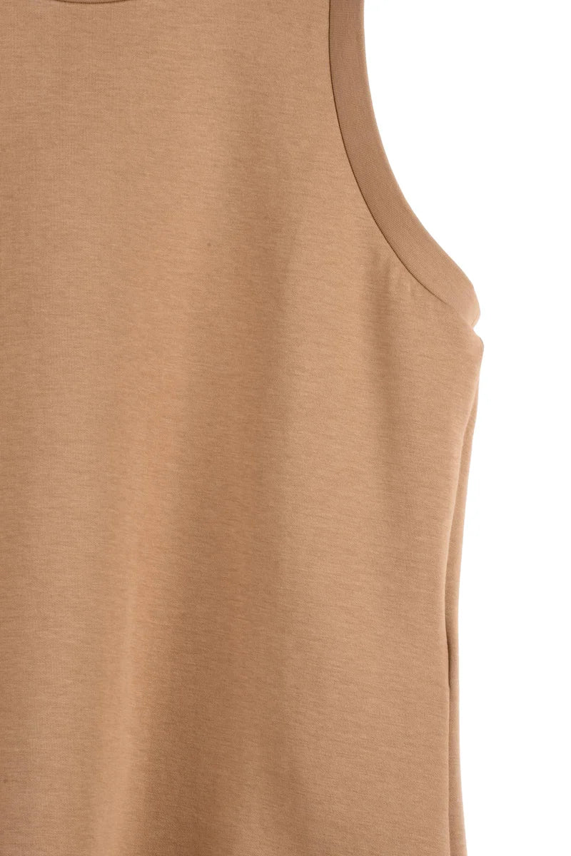 's Max Mara Top Carolina in Cotone Stretch - Cammello